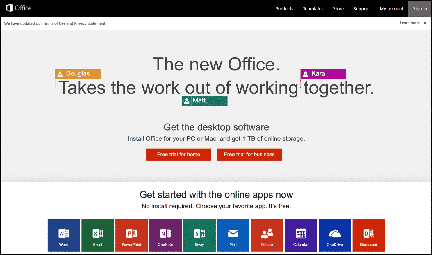 free office for mac 2015